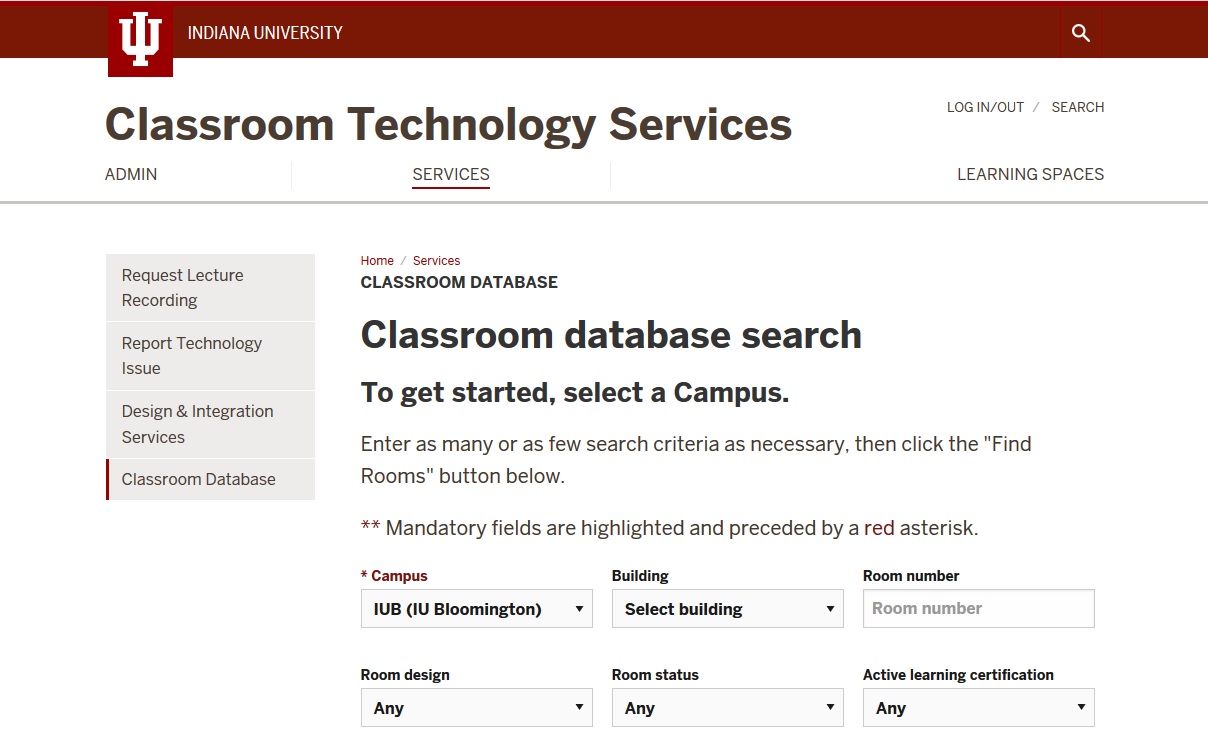 database application screen shot