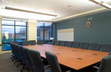 Large conference room with chairs